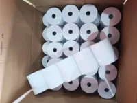 Rollo de Papel Térmico para Caja Registradora 80x80mm, 100% Pulpa de Madera Pura, Libre de BPA, Alta Suavidad, Capa Única, para Uso en Cajas Registradoras de Oficina