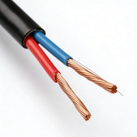 Kabel Speaker Tembaga Bebas Oksigen LSZH Hitam 2 Inti 1.5mm