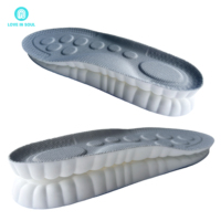 Loveinsoul 4D sport PU plein arc antibactérien anti-transpiration respirant haute élasticité Absorption des chocs fasciite plantaire semelle intérieure