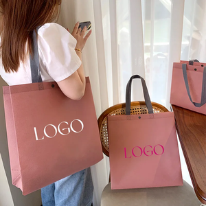 Grocery Non Woven Fabric PP ECO Bag Famous Clothing Brand Recycled Laminated Nonwoven Shopping Reusable Eco Tote Bag Custom - Product Image 4
