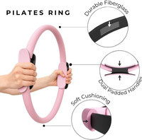 Kit d'entraînement Pilates personnalisé : Bandes de résistance, mini ballon d'exercice 20 cm, anneau de yoga pour la maison et la salle de sport, idéal pour le yoga et le renforcement musculaire