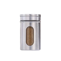Bouteille d'assaisonnement personnalisée pour cuisine, sel en métal, poudre de cumin, pot d'assaisonnement au poivre