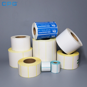Customize Synthetic 4x6 Inch Direct Thermal Labels Tear Resistant Outdoor Parcel Thermal Shipping Label Rolls - Product Image 1