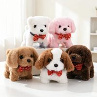 Niedlicher interaktiver elektronischer Welpen-Roboter aus superweichem PP-Baumwollplüsch – Boodoo personalisiertes Stofftier mit Schwanz als Kuscheltier