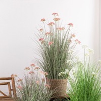 Kunstplant Gypsophila in pot, kunstmatige kantbloem, decoratie voor huis en tuin, landschapscreatie