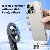 Soporte Magnético para Teléfono 360 °   Palo de Selfie Giratorio de Bolsillo, Soporte de Escritorio Ajustable Portátil, Trípode, Asistente para Cámara