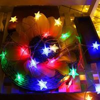 ANPU 16 Farbwechselnde Funkelnde LED-Sternenlichterkette IP65 Wasserdicht 120LED Weihnachts- und Hochzeitsdekorationen 2 Jahre Garantie