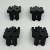 Support d'installation personnalisé en aluminium anodisé CNC (tournage/fraisage) AL 6061