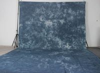 Toile de fond Tie Dye 10*16ft/3*5m en mousseline 100% coton, fond de studio photo, tissu non réfléchissant, bleu océan, bleu ciel