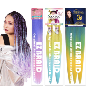 Tresses synthétiques pré-collées de 26 pouces, lisses, faciles à tresser, colorées, grande tresse EZ, résistantes à la chaleur, ignifuges, cheveux longs Yaki - Product Image 6