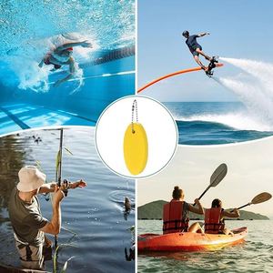 Llavero Flotante de Espuma EVA Ovalado con Logotipo Personalizado al por Mayor para Navegación, Pesca y Vela, Llaveros y Mosquetones Promocionales - Product Image 5