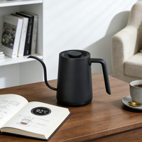 Bouilloire électrique intelligente portable avec panneau numérique pour garder au chaud, bouilloire électrique pour le thé avec contrôle de la température