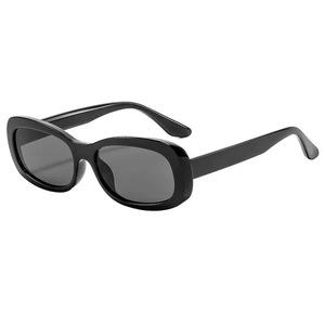 Lunettes de soleil ovales à monture intégrale UV400, style rétro, unisexe, décontractées, mode adulte - Product Image 1