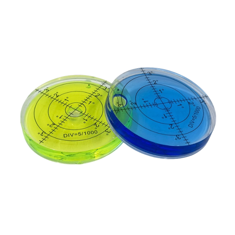 Angoily Circular Spirit Level Bubble 50X18Mm Level Accessories For Surveying Instruments And Construction Use