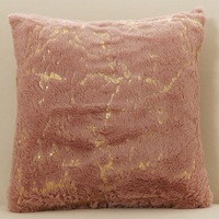 Housse de coussin courte en peluche pour salon, taie d'oreiller décorative pour canapé 43x43cm