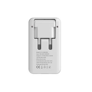 Cargador de Pared USB A+C Ultrafino de 65W, 3 Puertos, <span class=keywords><strong>Carga</strong></span> Rápida, Enchufe Plegable, Compatible con <span class=keywords><strong>iPad</strong></span>, iPhone, Samsung y Galaxy - Product Image 2