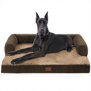 Cama Ortopédica Impermeable para Perros con Espuma de Caja de Huevos, Funda Extraíble, Base Antideslizante, Lavable, Cama de Lujo Extra Grande para Perros de Alta Calidad - Product Image 1