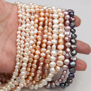 Baroque Freshwater Pink Pearls 3-9mm Natural Two-Sided Light <b>Colorful</b> Scattered <b>Beads</b> for DIY Jewelry Necklace Accessories - Product Image 1