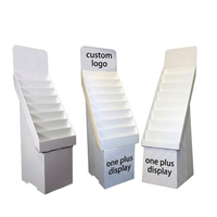 Support d'affichage en carton pliable et recyclable pour carte-cadeau promotionnelle