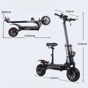 Scooter Eléctrico de Alta Potencia con Doble Motor, Todoterreno, Largo Alcance, para Adultos, 807hbc017, Producto Principal, Plegable y de Alta Potencia - Product Image 6