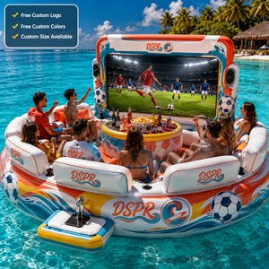Sofá Flotante Personalizado para <span class=keywords><strong>Cine</strong></span> con Mini Bar, Respaldo y Soporte para Pantalla Grande, Ideal para Fiestas en Resorts de Playa y Negocios de Alquiler - Product Image 2