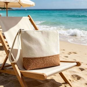Custom Tote Bag <b>Small</b> Handmade Natural Eco Friendly Cosmetic Pouch for Daily Gift Storage with Logo - Product Image 1