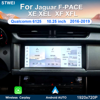 STWEI pour Jaguar F-PACE XE XEL XF XFL 10,25 pouces 2016-2019 Android 14 Autoradio Lecteur multimédia GPS Navigation Carplay 4G WIFI