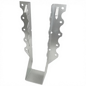 Oferta Especial: Soportes Ajustables Industriales de Metal Galvanizado para Montaje en Fachada, Abrazaderas para Vigas de Madera y Tirantes para Estructuras Antihuracanes - Product Image 2