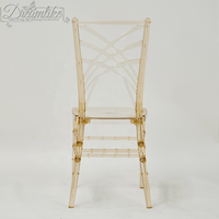 Location de mariage élégant Turniture chaise Pc chaises de banquet de fête personnalisées chaise d'hôtel moderne durable meubles d'hôtel dos croisé