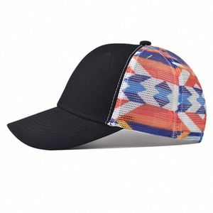 Casquette de baseball dégradée pour activités de plein air, randonnée et sport, avec devant structuré et dos en maille - Product Image 1