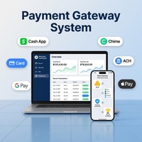 Xxpay English PayPal Payment Gateway System with Cash App Chime ACH Card Apple Pay Google Pay API Integration Merchant Dashboard