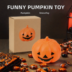 Juguete de Goma de Calabaza Divertido para Halloween, Pelota Antiestrés para Apretar - Product Image 2