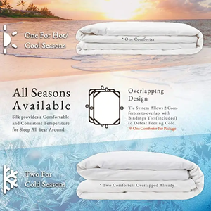 Vente directe d'usine en chine, garniture en soie de mûrier, glace d'été Cool Oeko <span class=keywords><strong>Tex</strong></span> couette en soie matelassée couette en soie lavable - Product Image 6