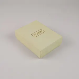 Exquisite custom recycling-papier karton deckel und basis starren geschenk box für schmuck verpackung