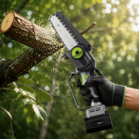 Scie à chaîne de coupe de bois Hantechn 350w tronçonneuse chinoise avec batteries 16.8v scie à élaguer électrique