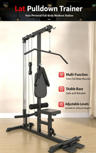 Appareil de musculation multifonctionnel pour la taille, la pression des épaules, l'entraînement des bras, l'<span class=keywords><strong>extension</strong></span> dorsale et le tirage vertical haut-bas - Product Image 3