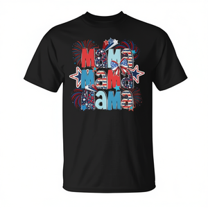 Camiseta para mujer American Mama 4th Of July Patriotic Mom - Product Image 2