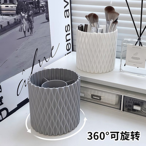 Qinfeng Rotating Pen <b>Holder</b> 12cm Plastic 360 Degree Office Desk <b>Stationery</b> Organizer - Product Image 4