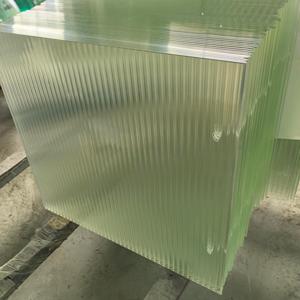 Custom Textured Patterned Glass Sheets Frosted Anti-Slip Privacy Solution for Stairs Doors - Product Image 5