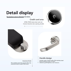 Chất lượng cao Keyless truy cập <span class=keywords><strong>RFID</strong></span> thẻ khóa cửa New 304 thép không gỉ Lỗ mộng khóa cho khách sạn - Product Image 3