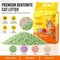 Multi-fruit tofu kattenbakvulling fabrikant sinaasappel druif langdurige geurneutralisatie snelklonterend doorspoelbaar weinig stof OEM bulk