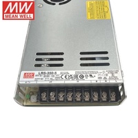 Alimentation électrique LED AC/DC à sortie unique LRS-350-5 Mean Well 350W 5V 60A avec boîtier et câble de démarrage pour alimentation CC 42 relais