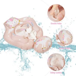 Bouée de bain gonflable pour bébé avec auvent pare-soleil pour piscine extérieure - Product Image 4