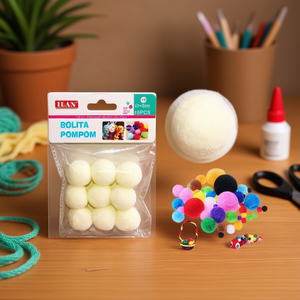 Palline di Paillettes Ilan 3.0 Cm Colore Crema per Decorazioni Artigianali - Product Image 2