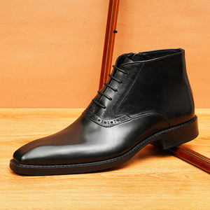 Sandales en cuir véritable respirantes de haute qualité, sandales de marche en plein air, sandales plates décontractées pour hommes, mode été - Product Image 4