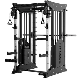 Equipo de Gimnasio Comercial, Máquina de Entrenamiento Integral con Cables Cruzados, Soporte Multifuncional para Sentadillas Smith - Product Image 1