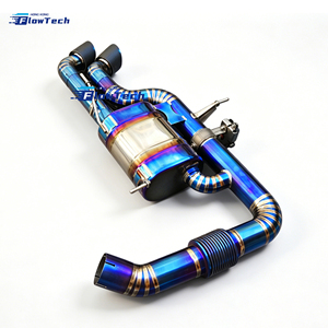 Sistema de escape Cat-Back de titanio de grado de competición de primera categoría con válvulas integradas de fábrica para BMW i8 1.5T híbrido enchufable - Product Image 2