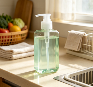 Bomba dosificadora de plástico 28 410 2cc semitransparente con rosca para botella dispensadora de champú, jabón de manos y cosméticos, cabezal de repuesto para bomba. - Product Image 1