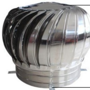 Ventilador de Techo de Acero Inoxidable, Ventilador Industrial Axial de Energía Solar Plateado - Product Image 2