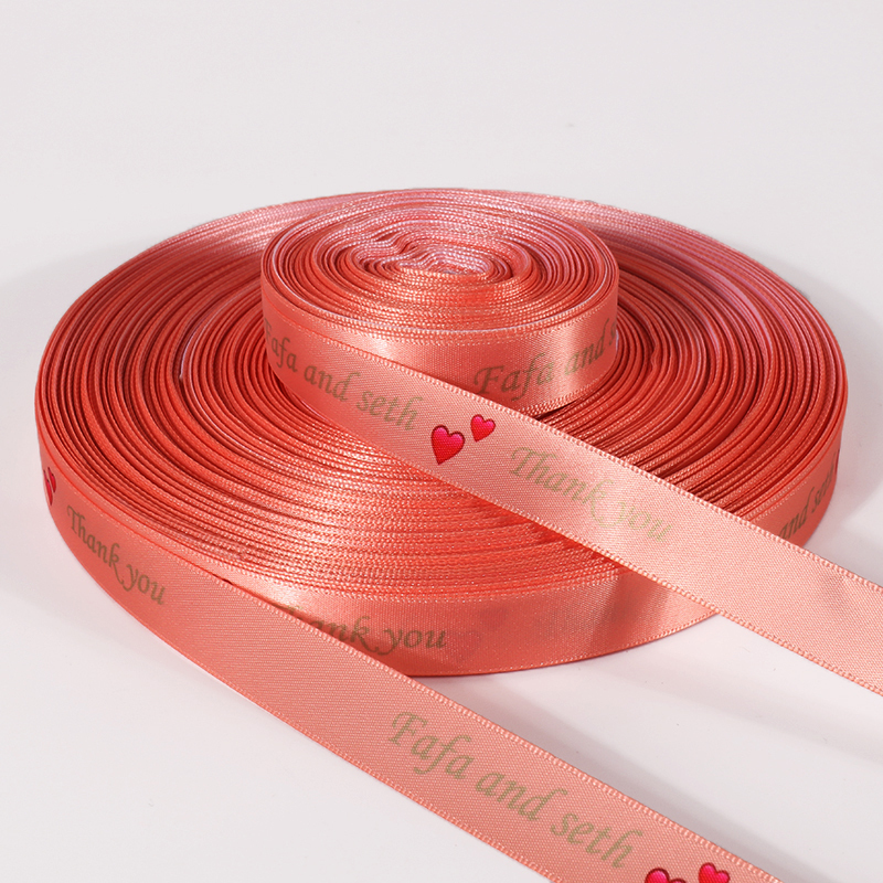 Hot Sale Cut Edge Polyester Cloth Garment Polyester Single Face Washing Label Satin Ribbon Image 5
